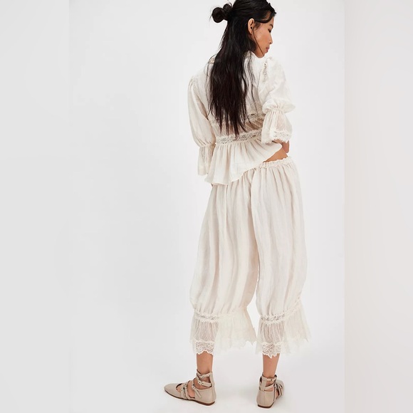 Forever Young Bloomer Pants in White Alyssum - Picture 9 of 16